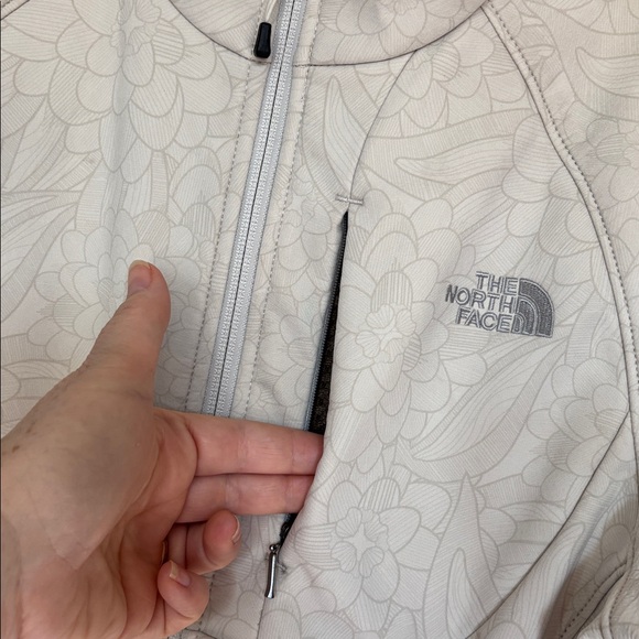 THE NORTH FACE TNFAPEX jacket. Floral design. Wind guard waist strap. Size med - Picture 5 of 14